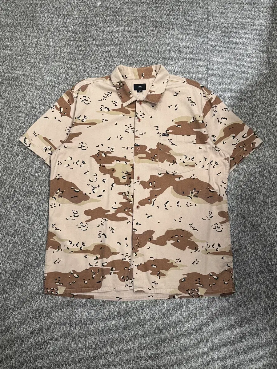 Obey Choco Camo Worldtour Short Sleeve Shirt