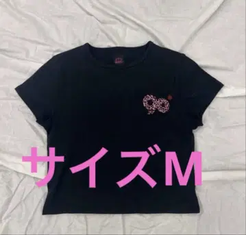 9090girl M 90 로고 크롭 티 블랙