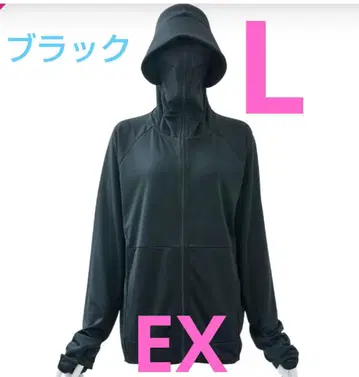 워크맨 쿨 UV 선쉐이드 후드티 EX 블랙 L 블랙