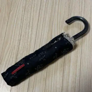 네이비 꽃무늬 접이식 우산