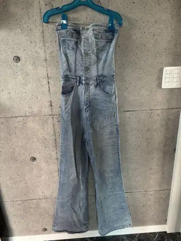 스파이럴 걸 데님 올인원