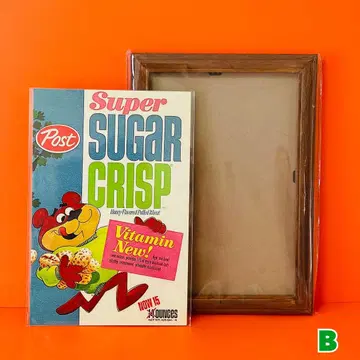Super Suger Crisp 포스터 우드 프레임 세트 No.B