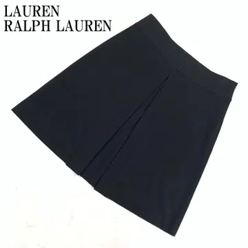 LA6980 랄프 로렌 플레어 스커트 폴리에스테르 블랙 4