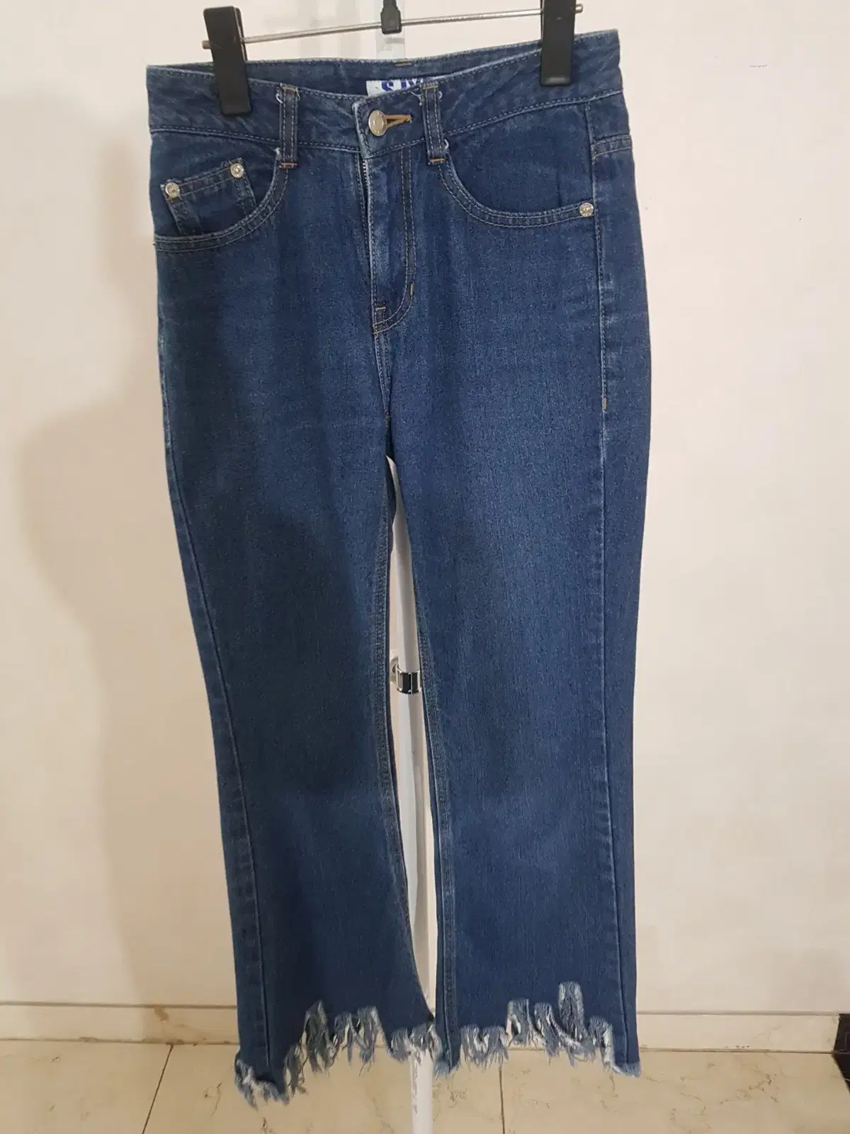 Sjyp Fringe Denim Pants