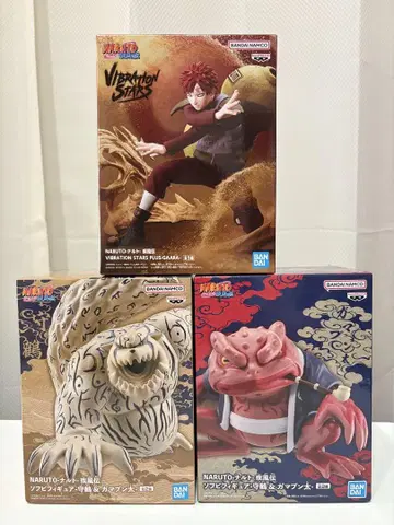 NARUTO 나루토 돌풍전 피규어 가아라 모토츠루 가마분타 세트