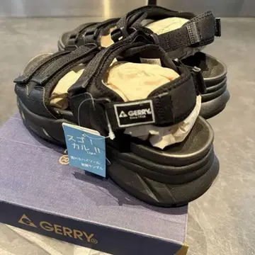 샌들 M 26cm GERRY 제리 블랙 검정 남성용 여성용