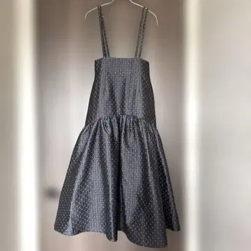 벌스데이 바쉬 SUSPENDER DOT SALOPETTE SKIRT