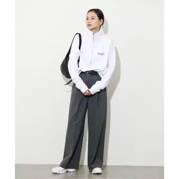 저널 스탠다드 워셔블 와이드 슬랙스 팬츠 38