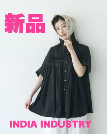 인디아 인더스트리 발랑 핀턱 셔츠