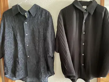 casper john Various loose shirts 플리츠 양류