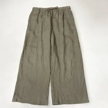 무인양품 MUJI 프렌치 린넨 스트레이트 팬츠 린넨 XL