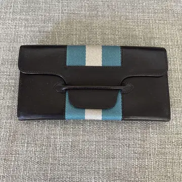 BALLY 장지갑 다크 브라운