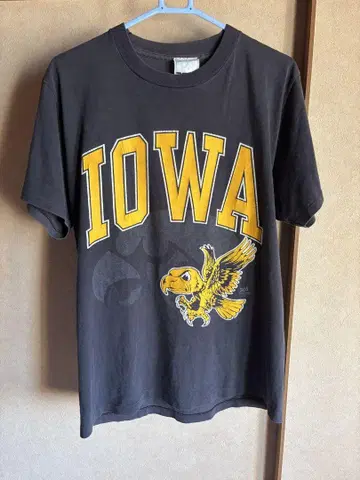 iowa 미국제 아이오와 호크 아이즈 구제 의류 빈티지 칼리지 t