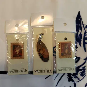 와치후루도, 다얀, 우표 핀즈 2개, 가죽제품 지퍼 손잡이, 지탄