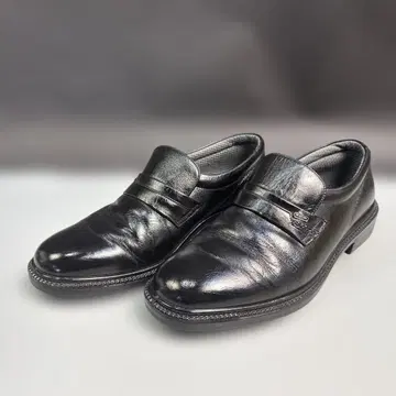 MOONSTER 가죽 드레스 신발 25cm EEEE 블랙