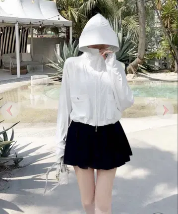 Rady 미사용 새상품 UV 후드티 화이트