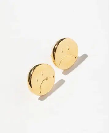 WCJ FACE 귀걸이 Gold 미사용 새상품