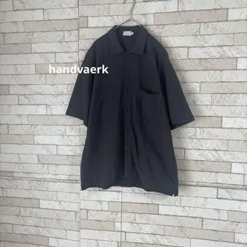 handvaerk 핸드바크 셔츠 프론트 오픈 남성용 코튼 면 100