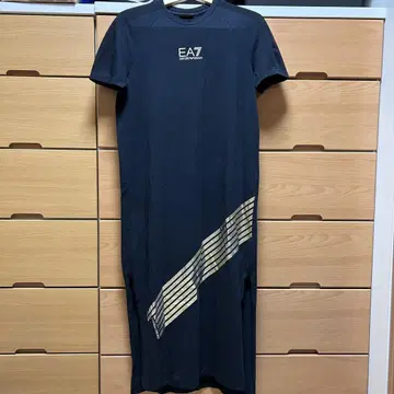 EA7 티셔츠 원피스 S 사이즈 블랙