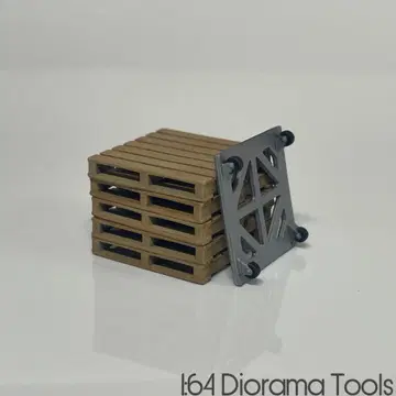 1/64 디오라마 툴 우드 팔레트