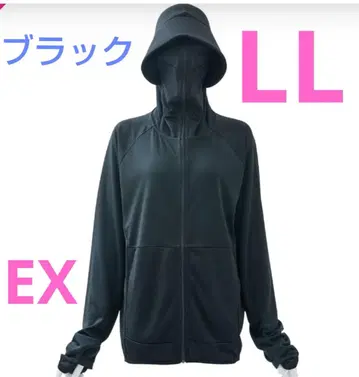 워크맨 쿨 UV 선쉐이드 후드티 EX 블랙 LL 검정