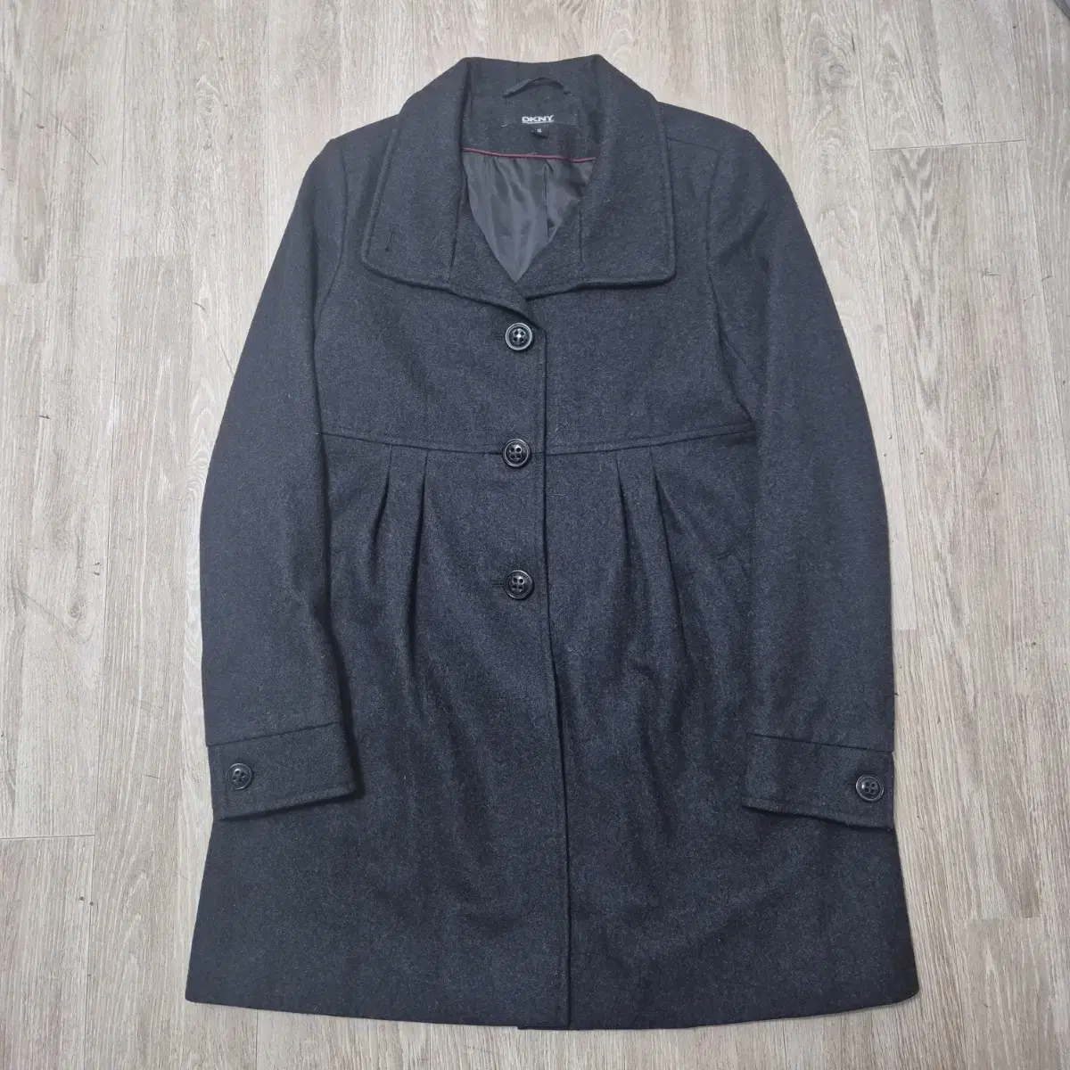 DKNY New York Women's Wool Big Kara Single Coat