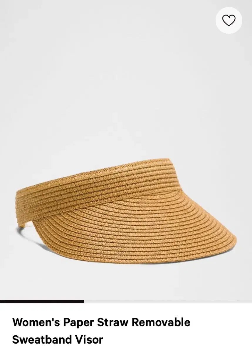 (New) Lululemon Sun Visor Removable Sweatband Visor