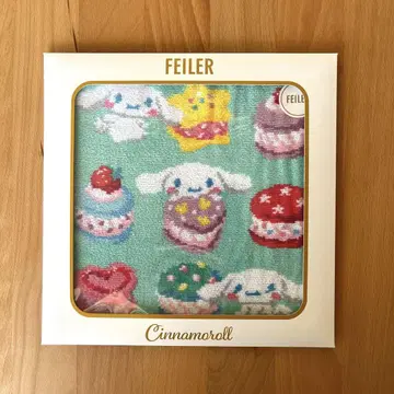 새상품 FEILER 페이러 산리오 콜라보 시나모롤 시나몬 손수건