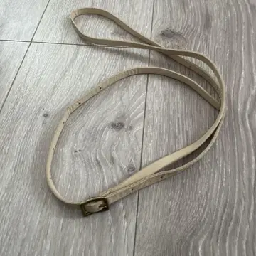 오라리 LEATHER NARROW LONG BELT