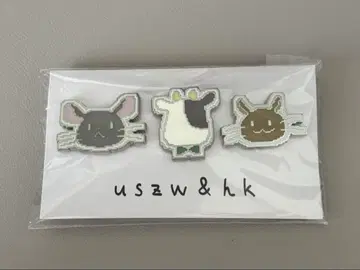 우시자와 핀 배지 3종 세트
