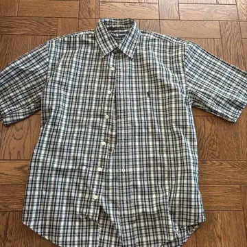 Ralph Lauren 체크 무늬 반팔 셔츠