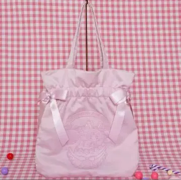 Maison de FLEUR 베리에짱 더블 리본 토트백