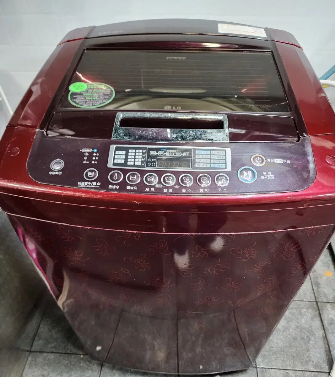 엘지 통돌이세탁기 12kg 분해청소완료 배달설치
