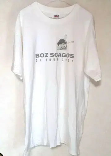 Boz Scaggs 2001 Japan 투어 티셔츠 L 사이즈
