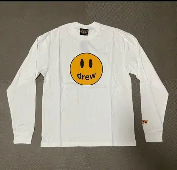 drew house 스마일 페이스 긴팔 티셔츠 M
