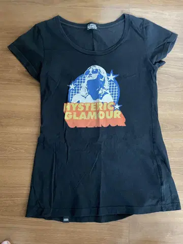 HYSTERIC GLAMOUR 블랙 티셔츠 프리 사이즈