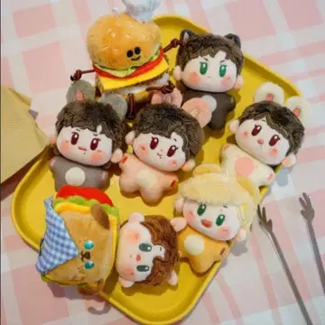 왕이보 이보 샤오첸 7cm 봉제 인형 6개 세트 즉시 구매 OK