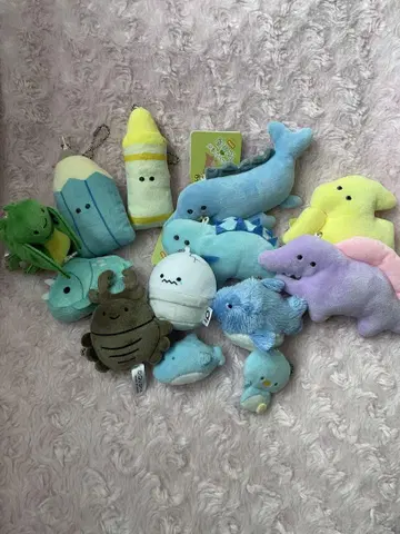 둥근 눈 공룡 시리즈 외 공 체인 마스코트 묶음 판매