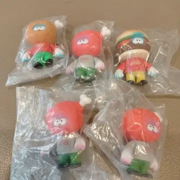 JUNK FOODies 피규어 컬렉션 5개.