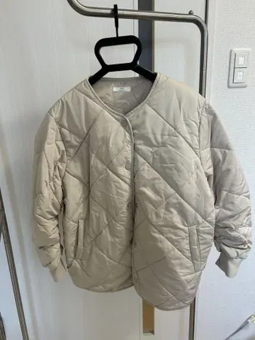 ITEMS URBAN RESEARCH 퀼팅 자켓 베이지
