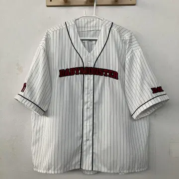 BABYMONSTER 스트라이프 베이스볼 셔츠 L