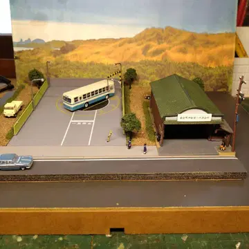 N 게이지 토미텍 지오코레 버스 영업소 미니 디오라마