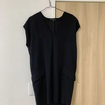 BANANA REPUBLIC 블랙 슬리브리스 원피스 XXS