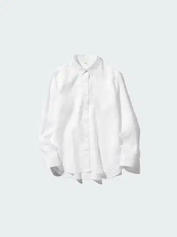 유니클로 100% 린넨 프리미엄 린넨 셔츠 XL