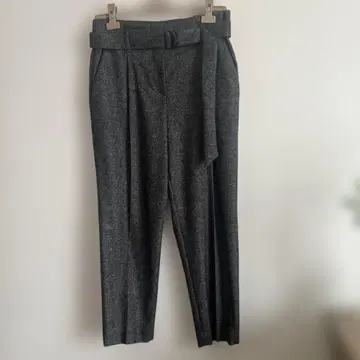 BLUNELLO CUCINELLI 벨트 테이퍼드 팬츠 그레이 계열 40