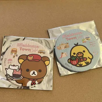 리락쿠마 리락쿠마 카페 캔뱃지 빅 사이즈