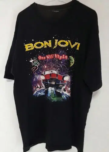 본 조비 BON JOVI 2011 Japan 투어 티셔츠 L 사이즈