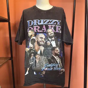 DRAKE 프린트 티셔츠 XL hipg HIPHOP