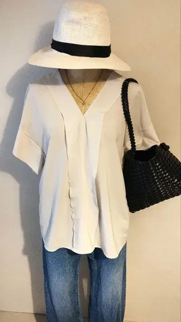 C6063 IENA 돌먼 뉘앙스 블라우스