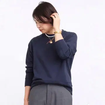 Deuxieme Classe SEA ISLAND COTTON 맨투맨